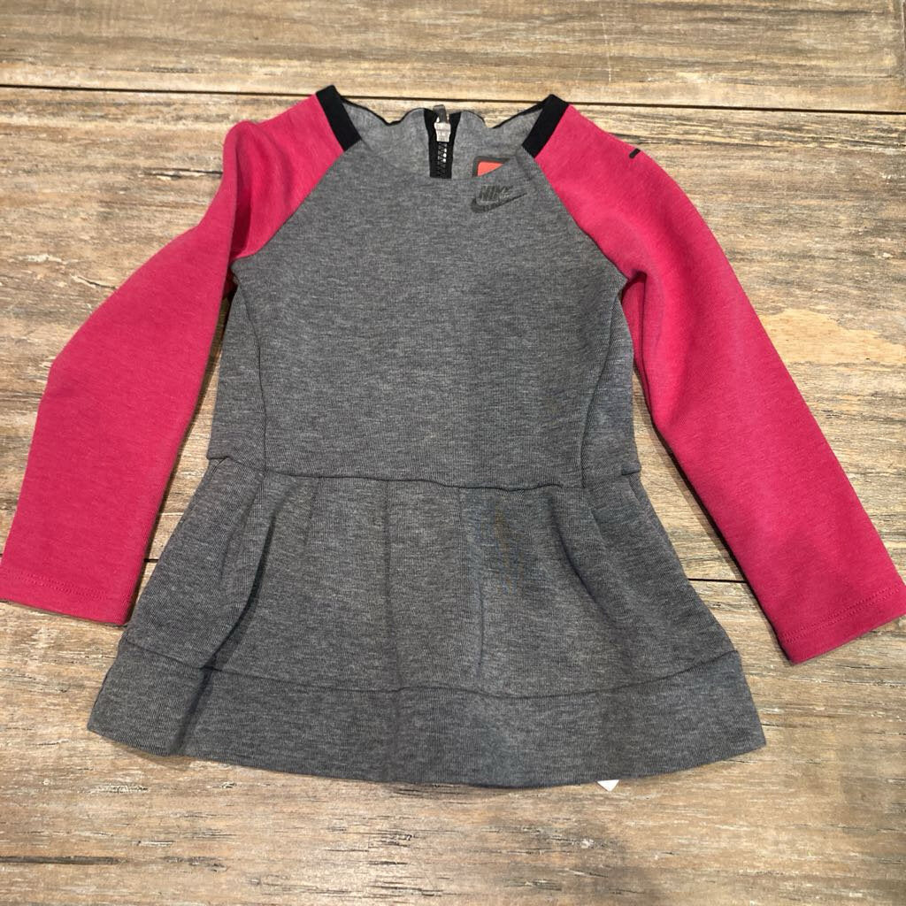 Nike Pink and Grey Cheerleader Tunic Cotton Blend 24m