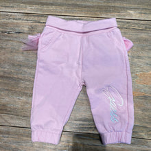 Load image into Gallery viewer, Guess Pink Ruffle Back Cotton Sweatpants 3-6m
