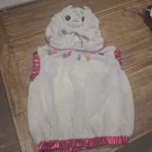 Load image into Gallery viewer, Llama white fleece costume 18-24m
