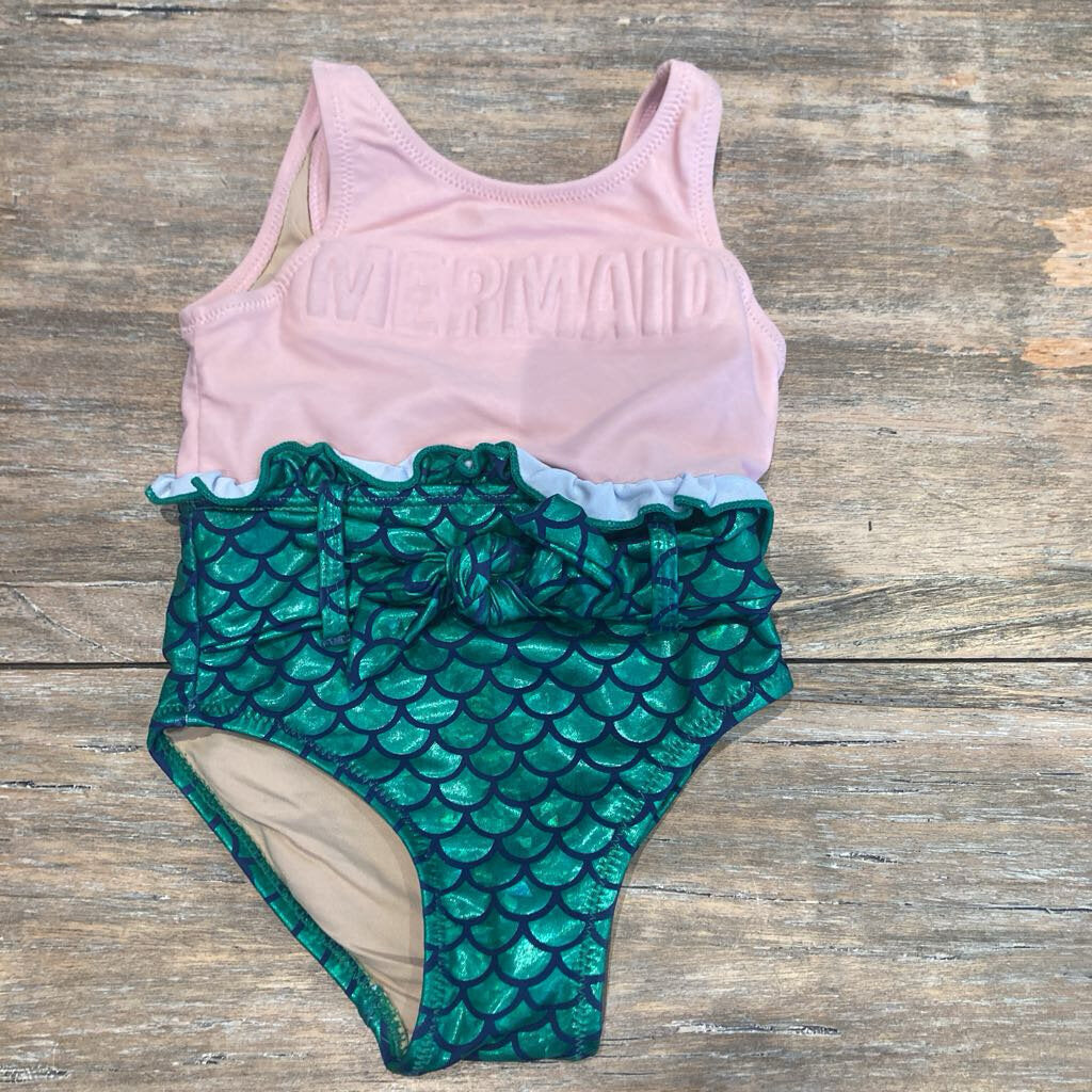 Shade Critters pink green Mermaid swimsuit 12-18m