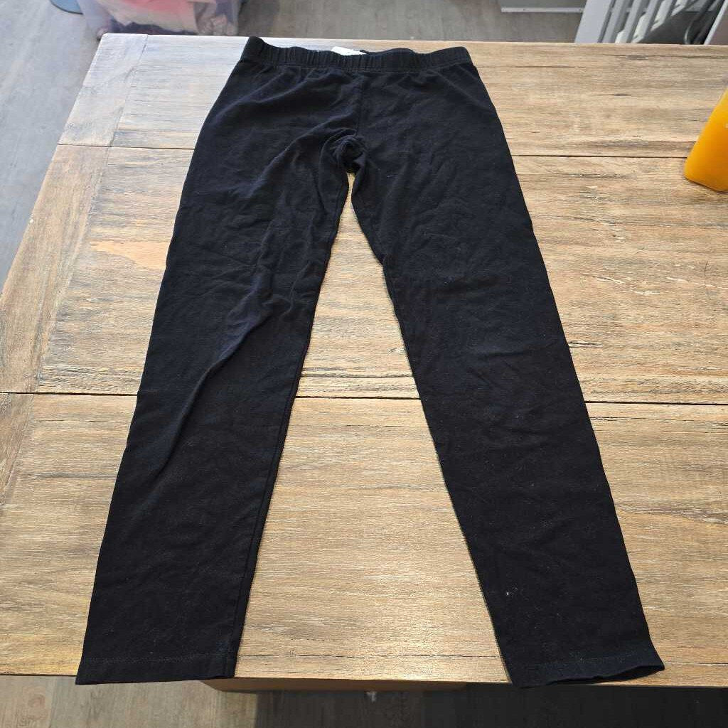 Gap black cotton leggings 10Y