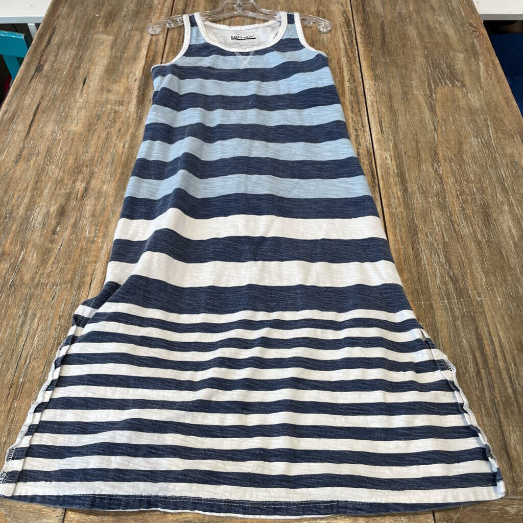 Basic Editions Blue stripe tank Cotton Dresses 6Y