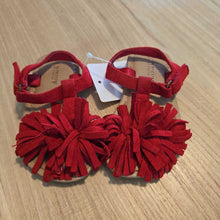 Load image into Gallery viewer, Old Navy red fringe sandals 5
