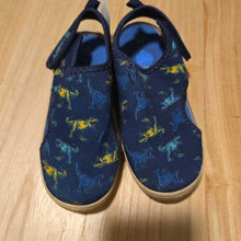 Load image into Gallery viewer, Carters blue dinosaur watershoes 11
