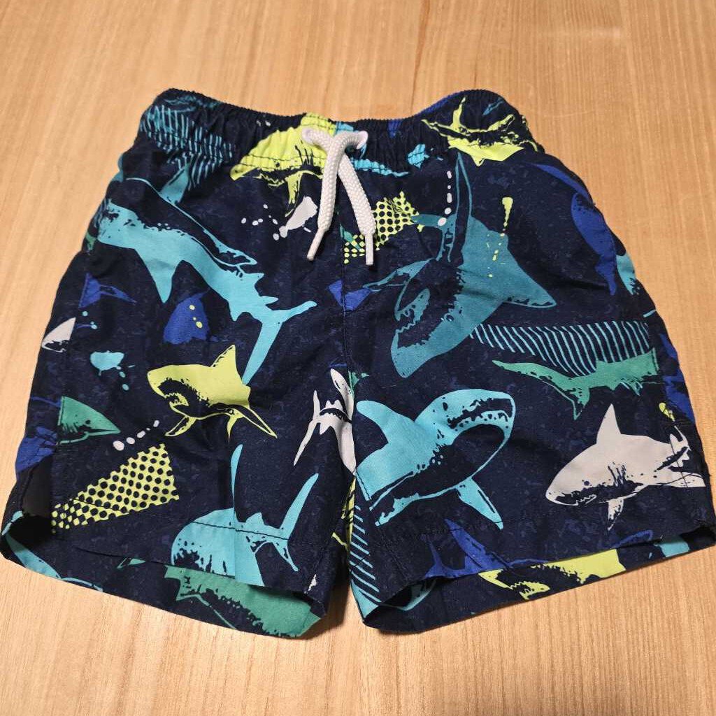 Place Sport blue shark swim shorts 18m
