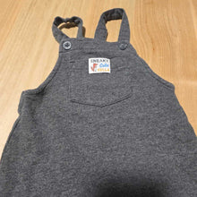 Load image into Gallery viewer, Carters grey cotton sneaky cute overalls 18m
