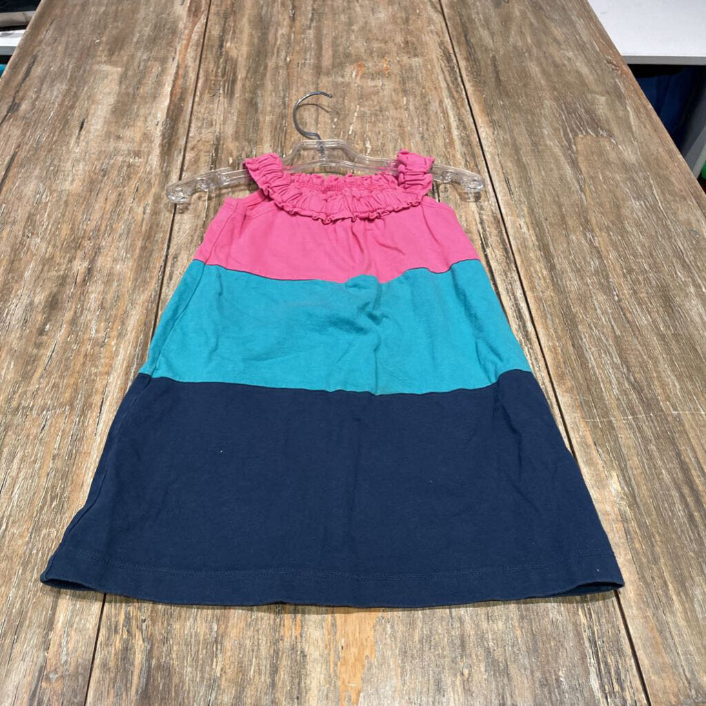 Gap Blue/teal/Pink tank Ctn Dresses 2T