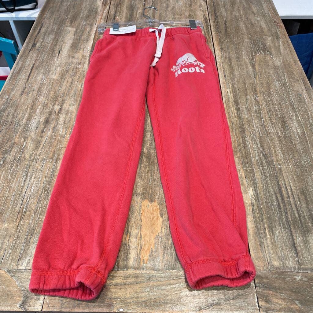 Roots Red els/drw/wst Sweatpants 8Y