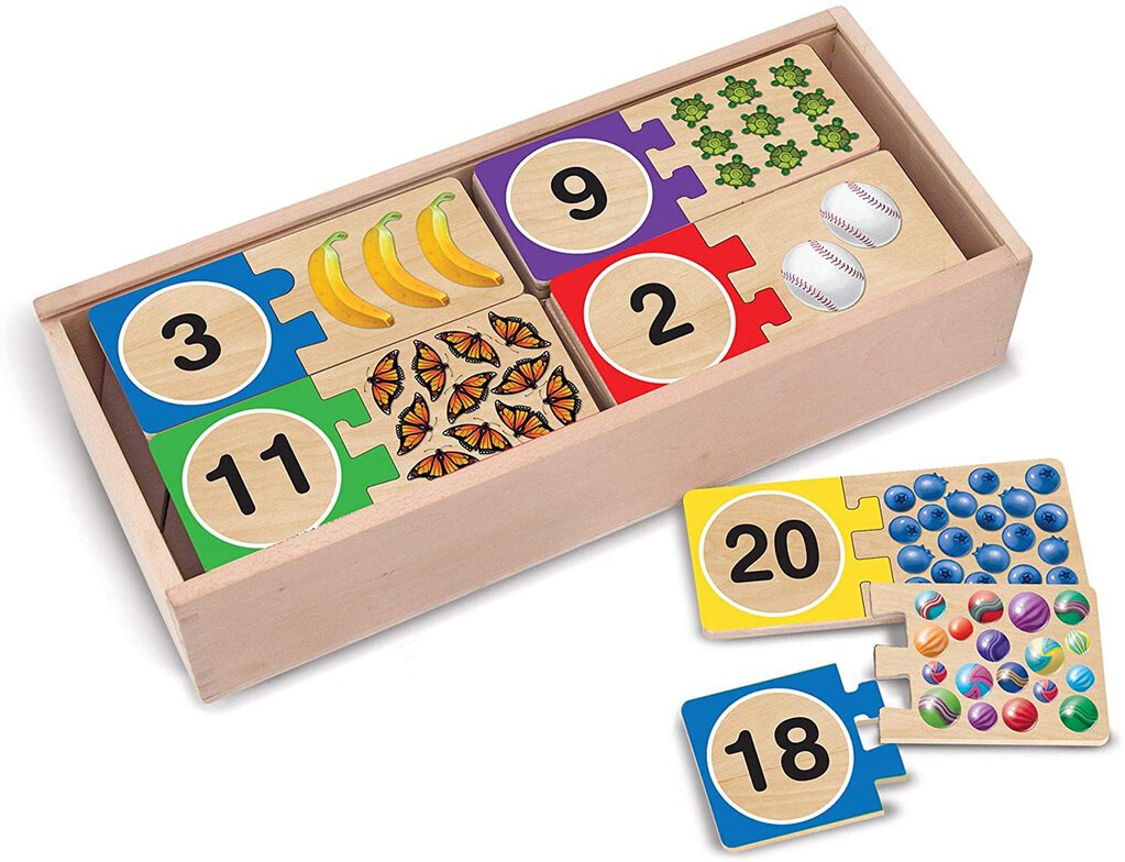 Melissa and Doug self correcting number puzzle 4+