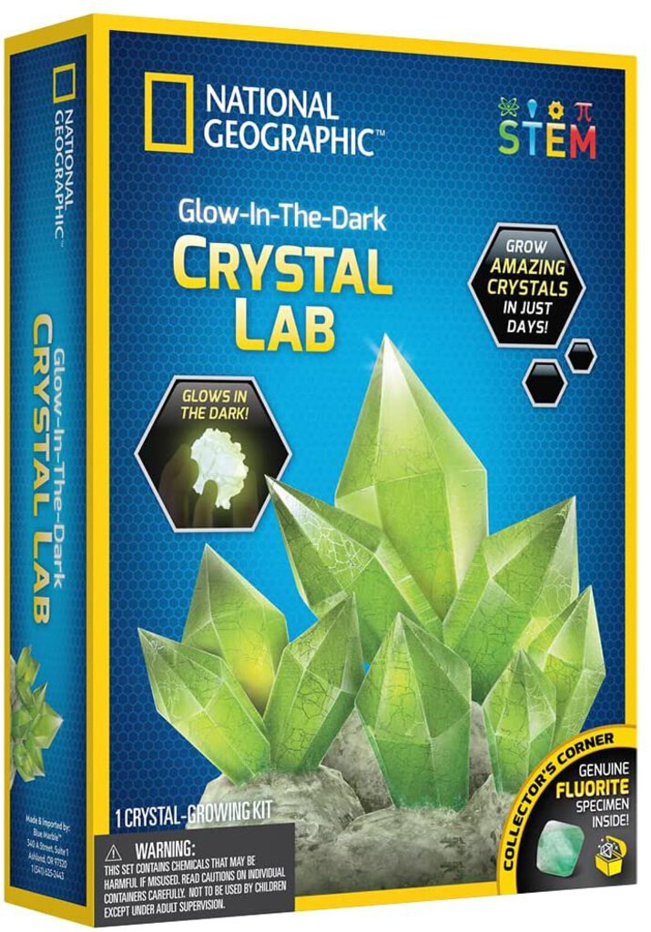 National Geographic Glow In The Dark Crystal Green