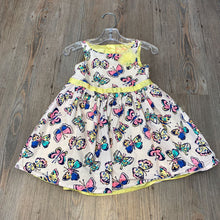 Load image into Gallery viewer, Cherokee White Butterfly Dress 2T
