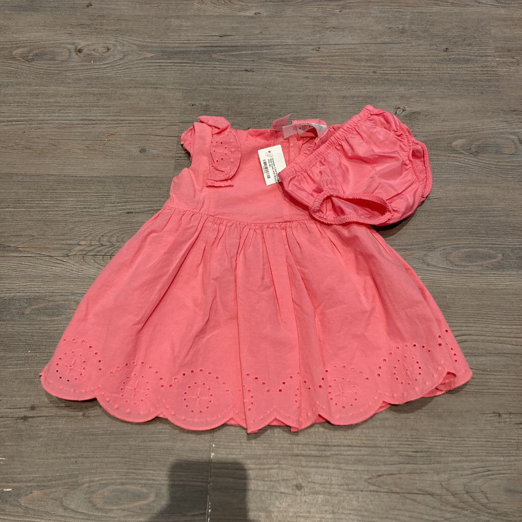 Carter's Pink Dress with Bloomers 9m