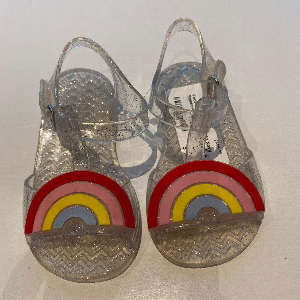 Old Navy Rainbow jelly sandals size 5