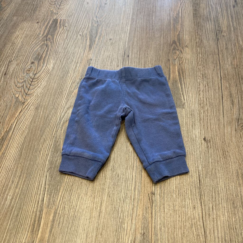 Carters slate blue cotton pants Newborn