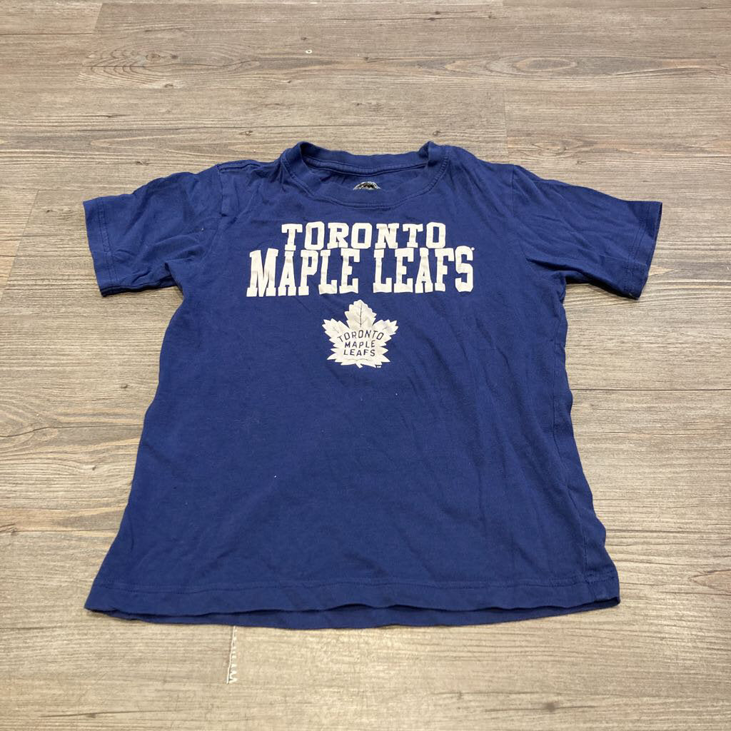 NHL Blue short sleeve Toronto Maple Leafs shirt 4-5Y
