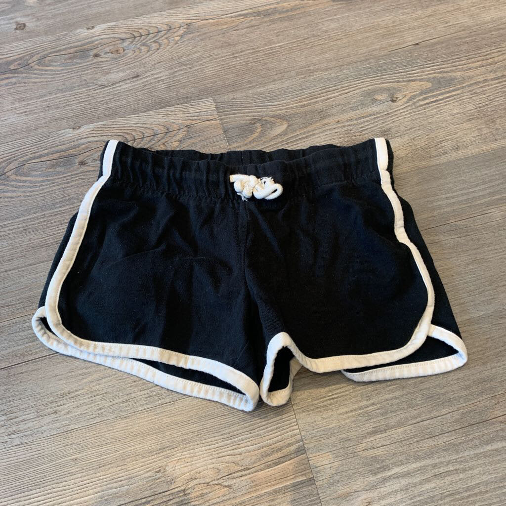 Old Navy Black Cotton Shorts 6-7Y
