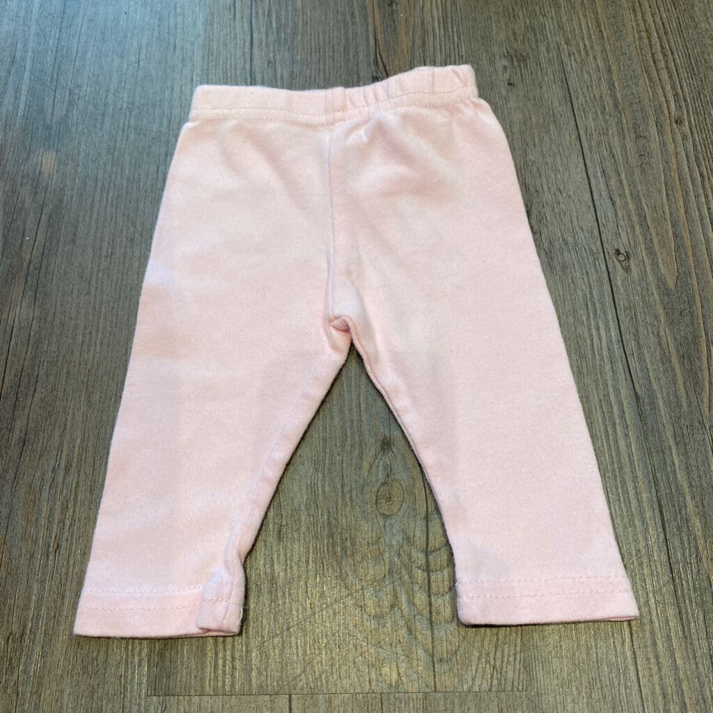 Pink leggings 0-3M