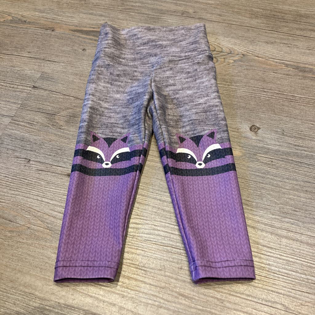 Hot Dame grey and purple leggings 3-18m