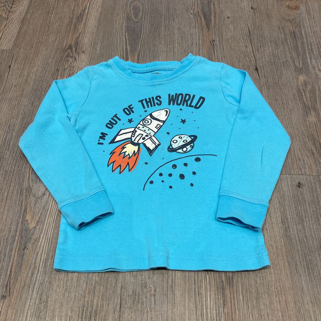 George Turquoise 'I'm Out Of This World' Long Sleeve 5Y