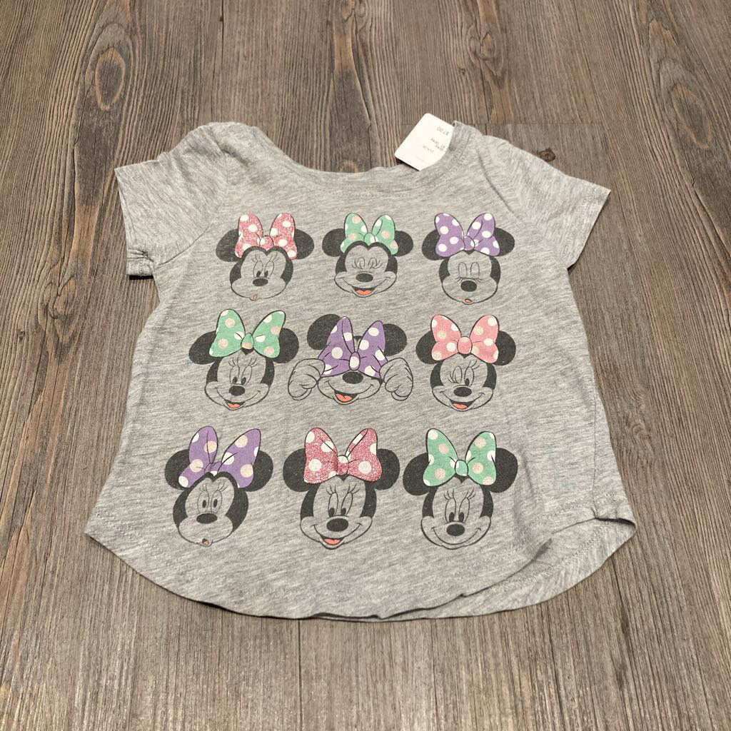 Disney Grey Minnie Mouse T-Shirt 3T