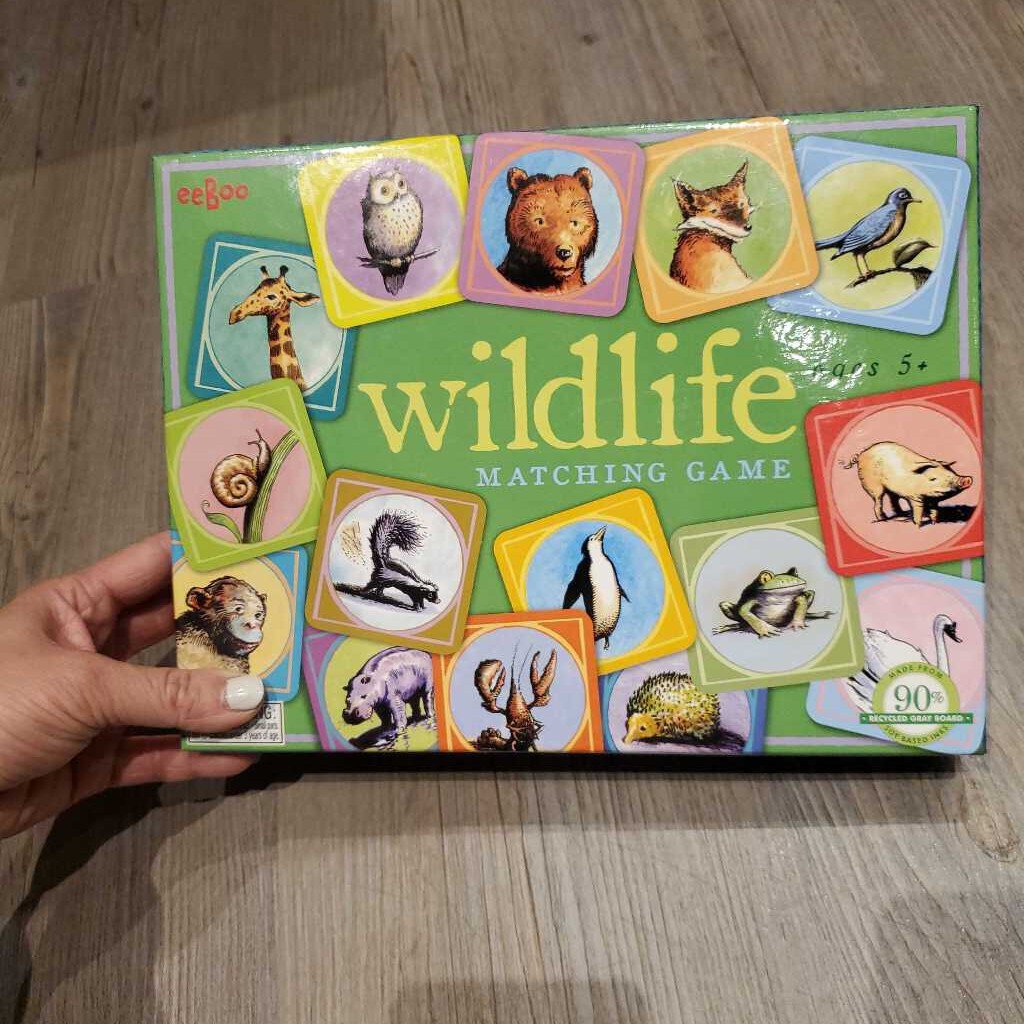 EEBO Wildlife matching Game 5+ (Brand new)