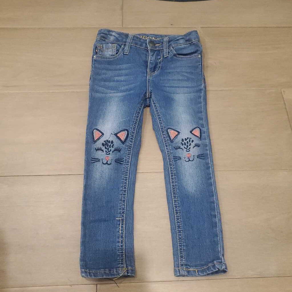 Vigoss skinny stretch jeans with cat knees 3T