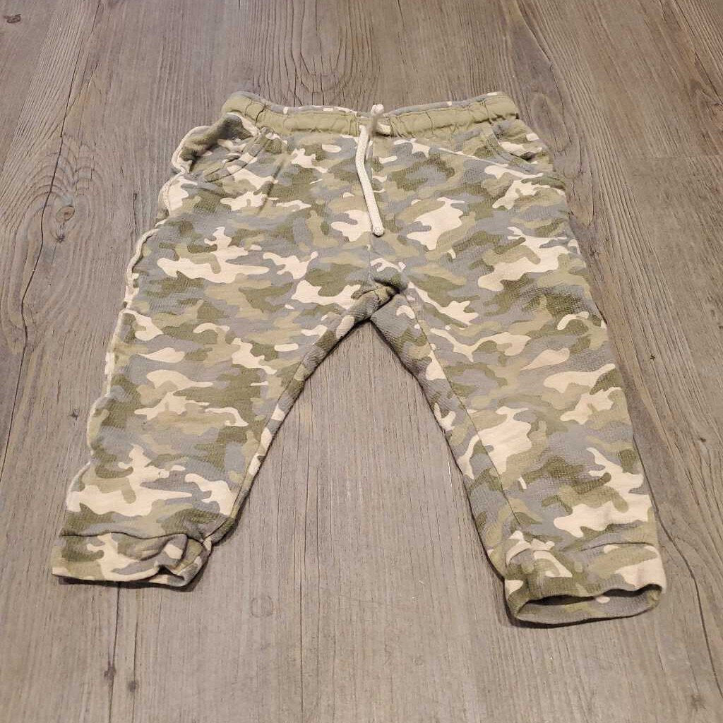 Zara Cotton Camo 18-24m Sweat Pants