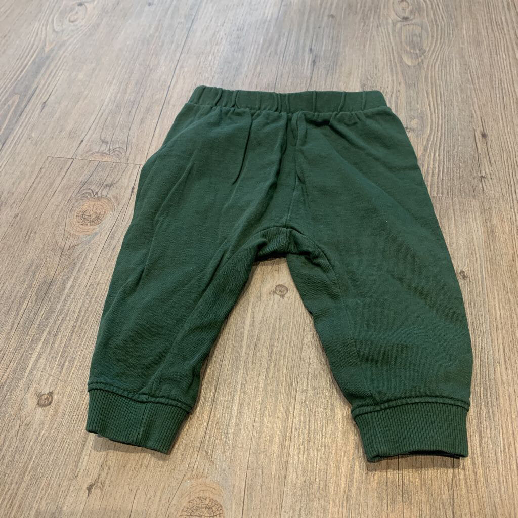 H&M 12-18m Green Sweat Pants