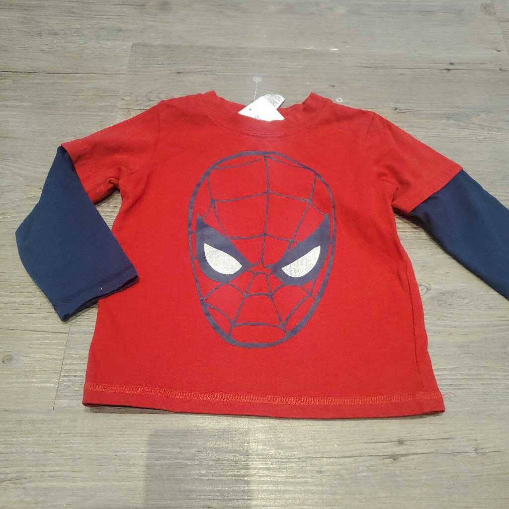 Marvel Red Spiderman 3T Long Sleeve