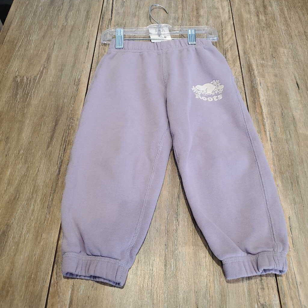 Roots light purple classic sweatpants 3T