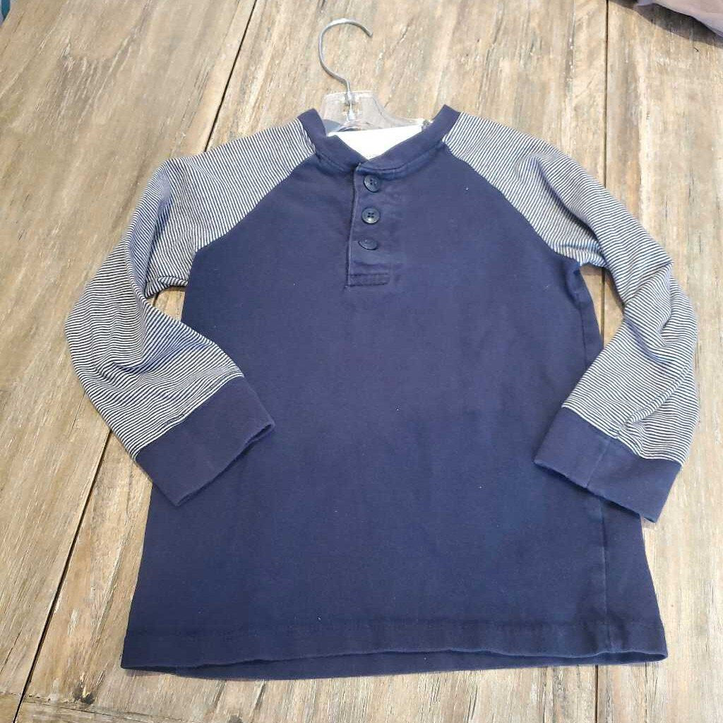 OSH KOSH Navy 4T Long Sleeve Shirt