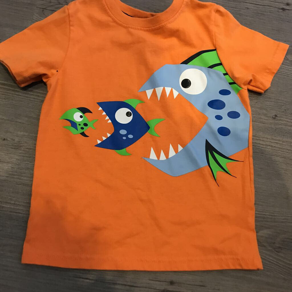 Garanimals Orange 'Fish' T-Shirt 3T