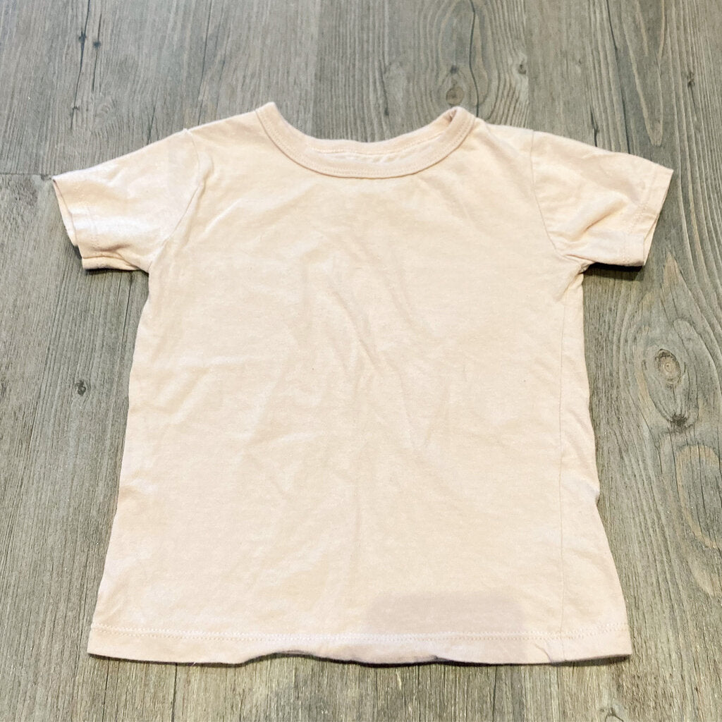 Mini Mioche muted pink organic cotton tshirt 3T