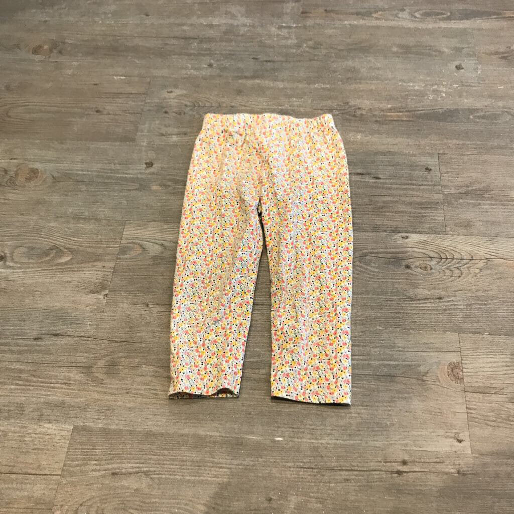Gap floral print leggings cotton 4T