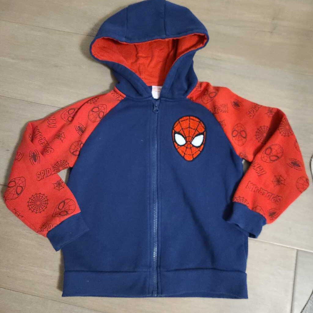 Spiderman zip up hoody 6-7Y