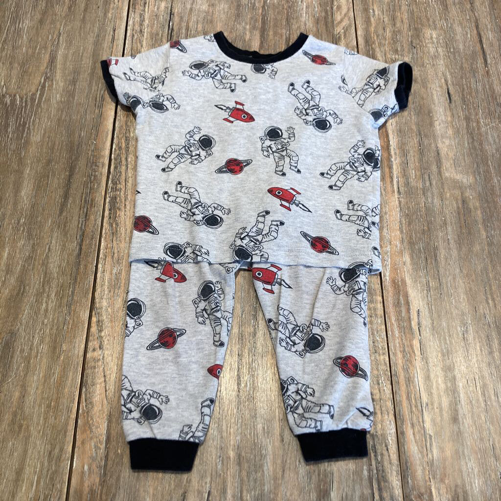 Pekkle Grey ' Astronaut' Pyjamas 2-3T