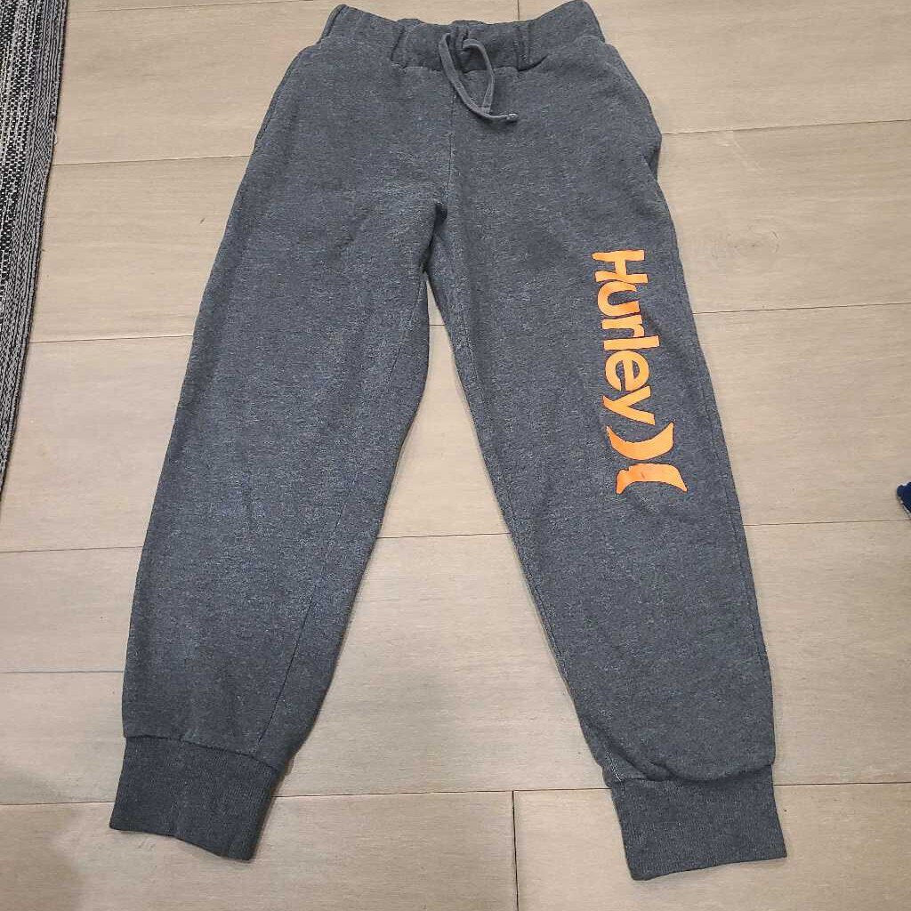 Hurley grey sweatpants with pockets 8Y