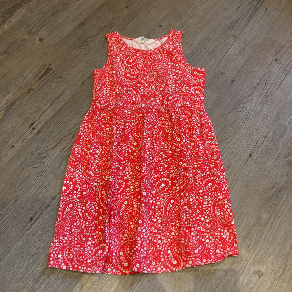 H&M Red and White Dress 6-8Y