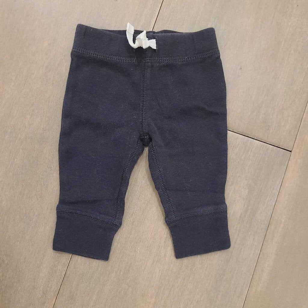 Carters Charcoal grey cotton pants Newborn