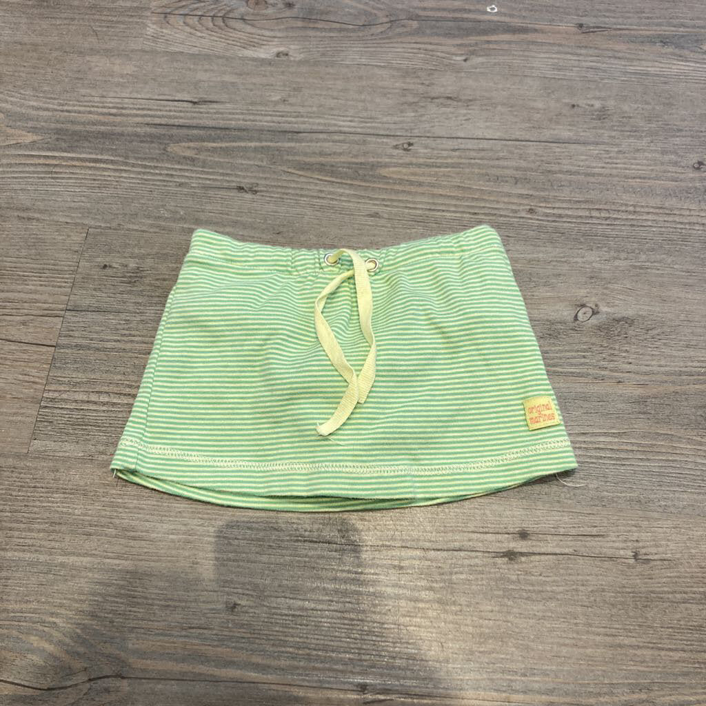 Original Marines green/yellow cotton skirt 3-6m