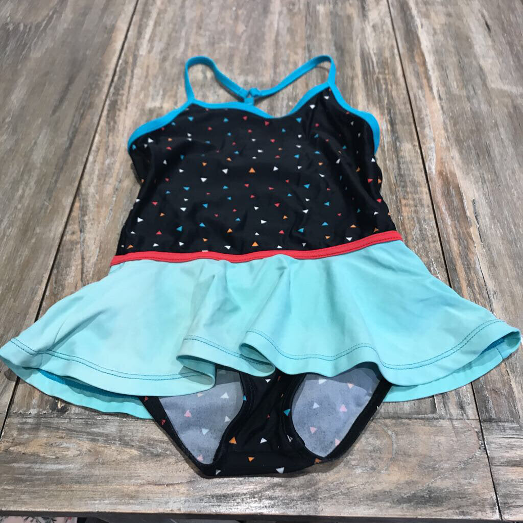 Mandarine&Co 1pc Black colortriangles skirt Swimsuit5Y