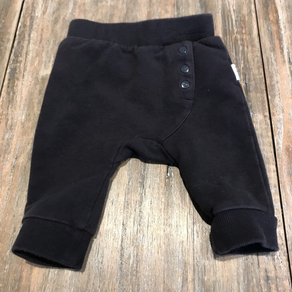 Miles Baby cotton stylish dark grey sweatpants 3m