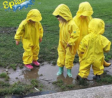 Load image into Gallery viewer, Splashy Suit waterproof full rain suit Yellow 2T
