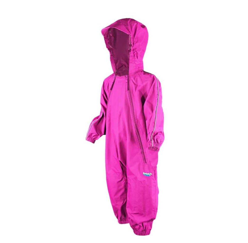 Splashy Suit waterproof full rain suit Pink 18-24m
