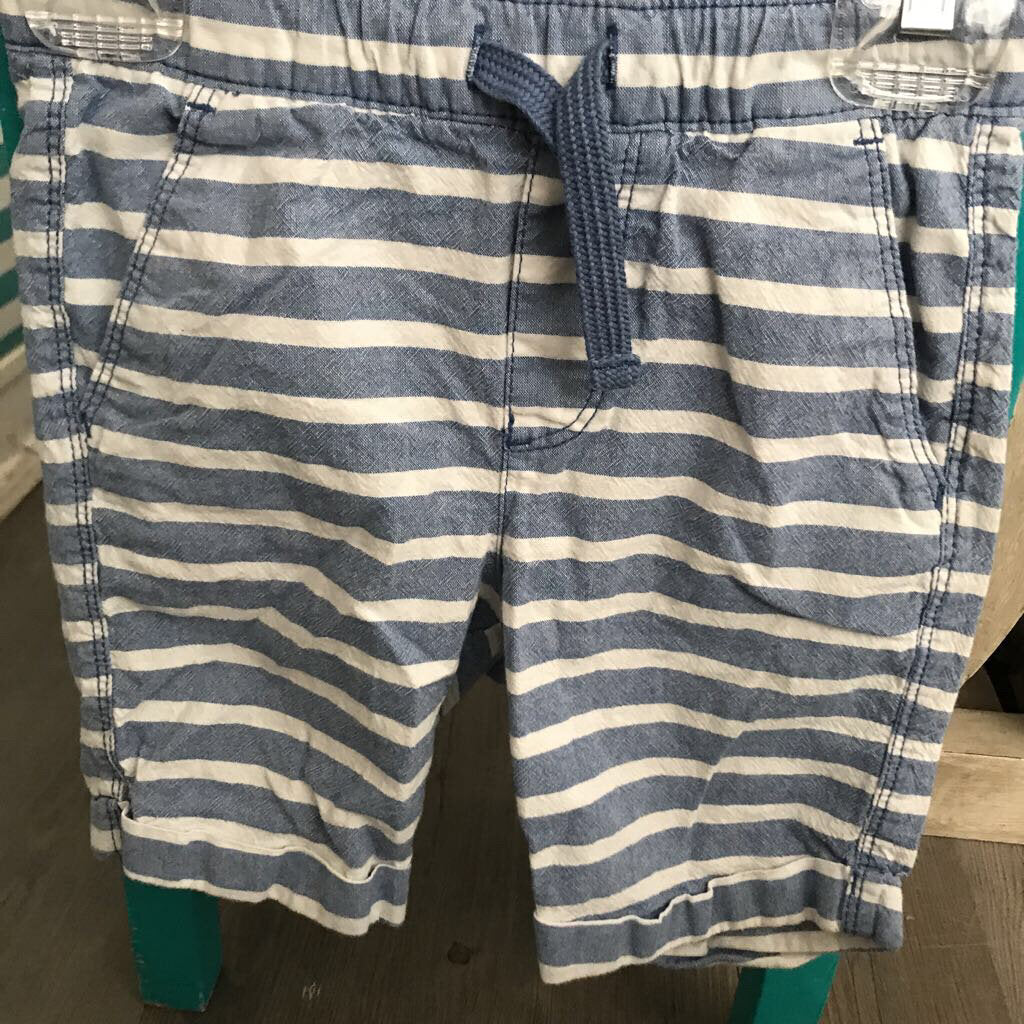 Old Navy blue stripe cotton shorts 5Y