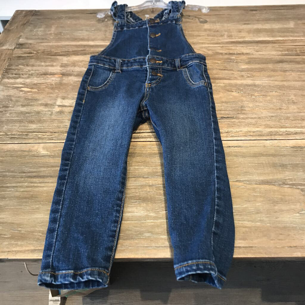 Joe Fresh Ctnblend Denim Overall Jeans 3T