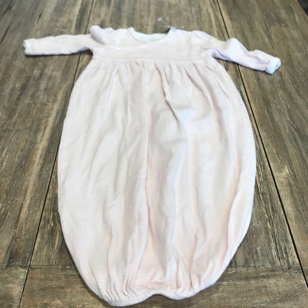 Ralph Lauren Cotton White pink/stripe Sleepsack 6m