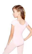 Load image into Gallery viewer, Motionwear pink cotton capsleeve leotard 2-3T
