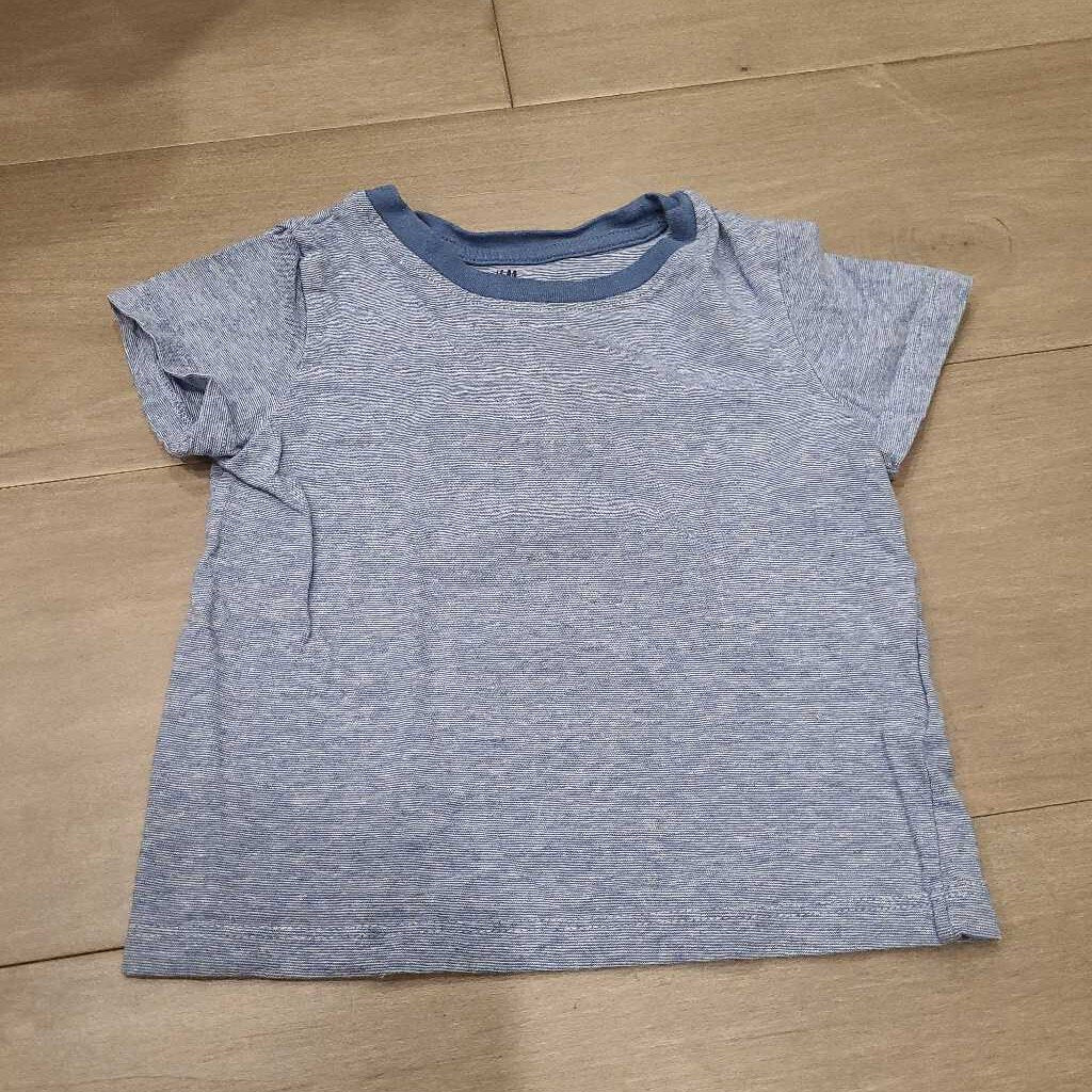 H&M Basic cotton blue tshirt 2T