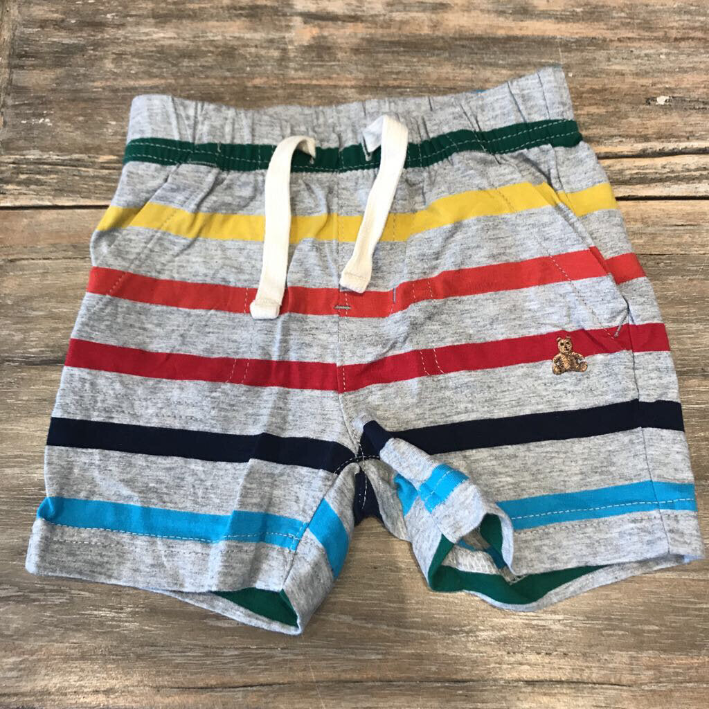 Gap grey rainbow cotton shorts 12-18m